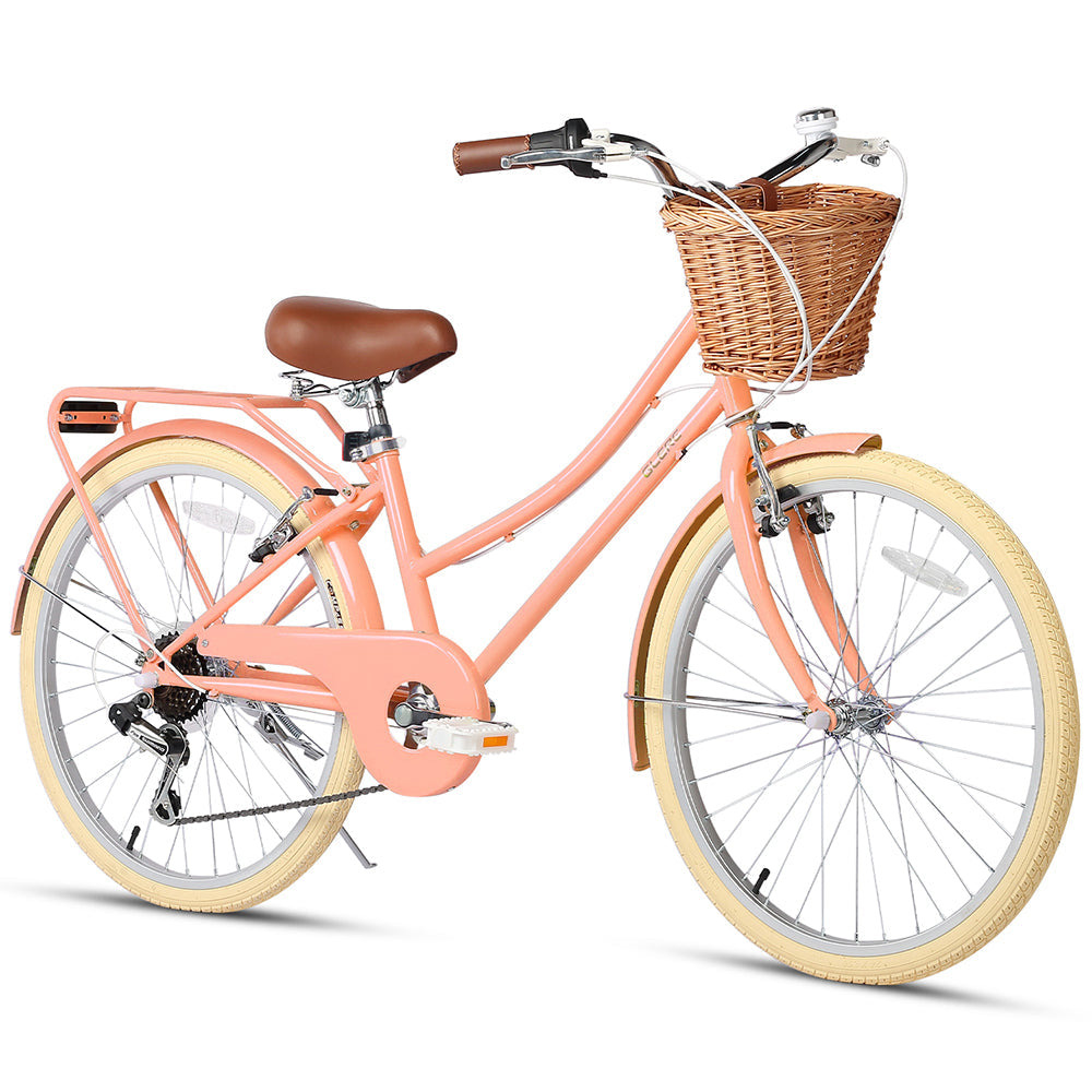 Glerc Best Beach Cruiser Hybrid Kids Bike 24" - Missy