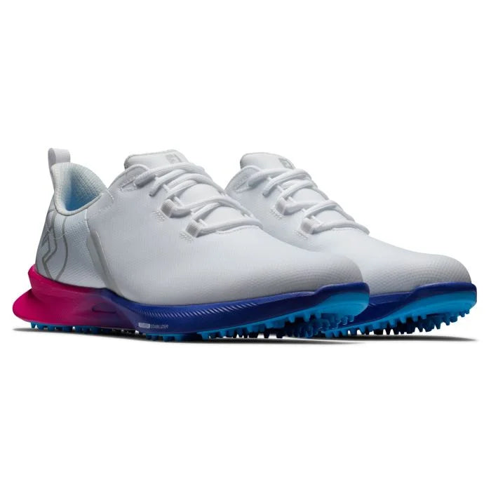 FootJoy Fuel Sport Golf Shoes - White/Pink 55455