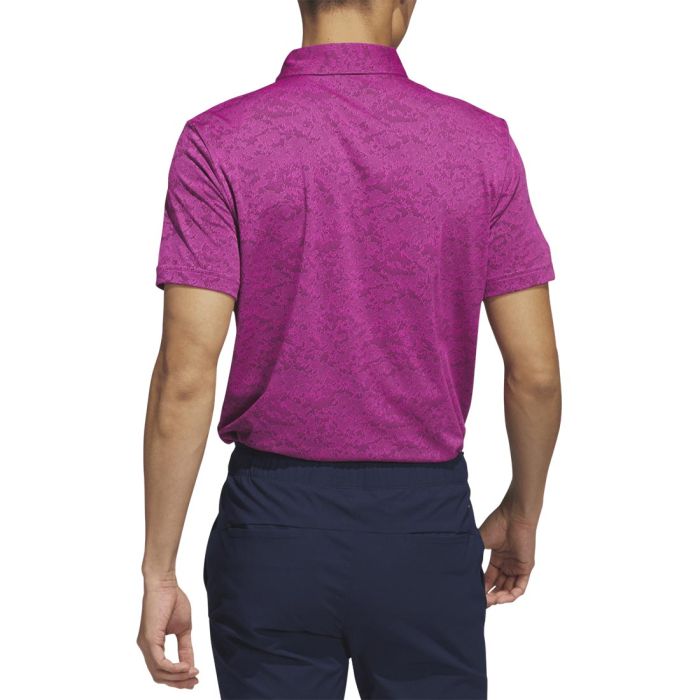 Adidas 23 Textured Jacquard Polo