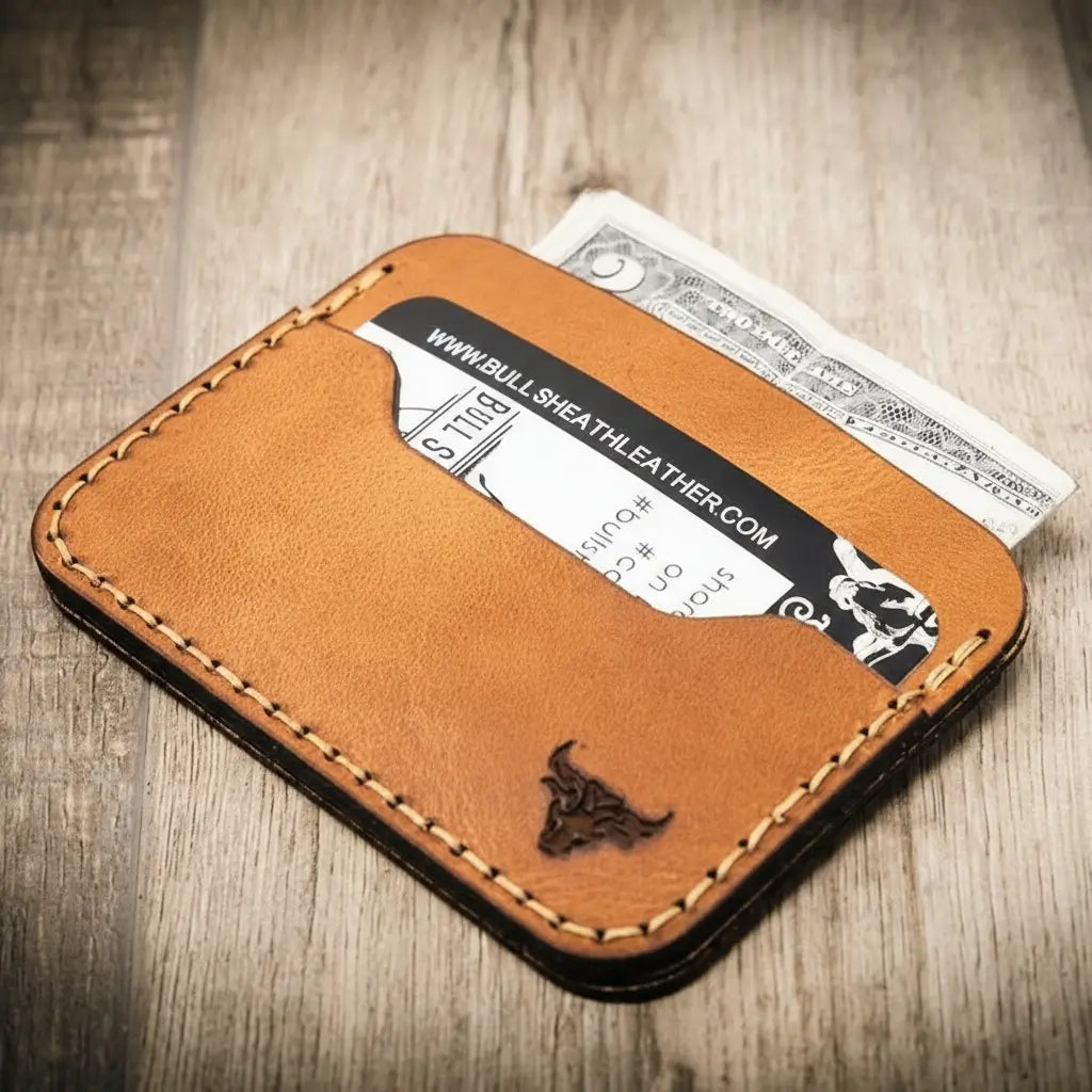 Pflugerville Card Wallet - Saddle Tan