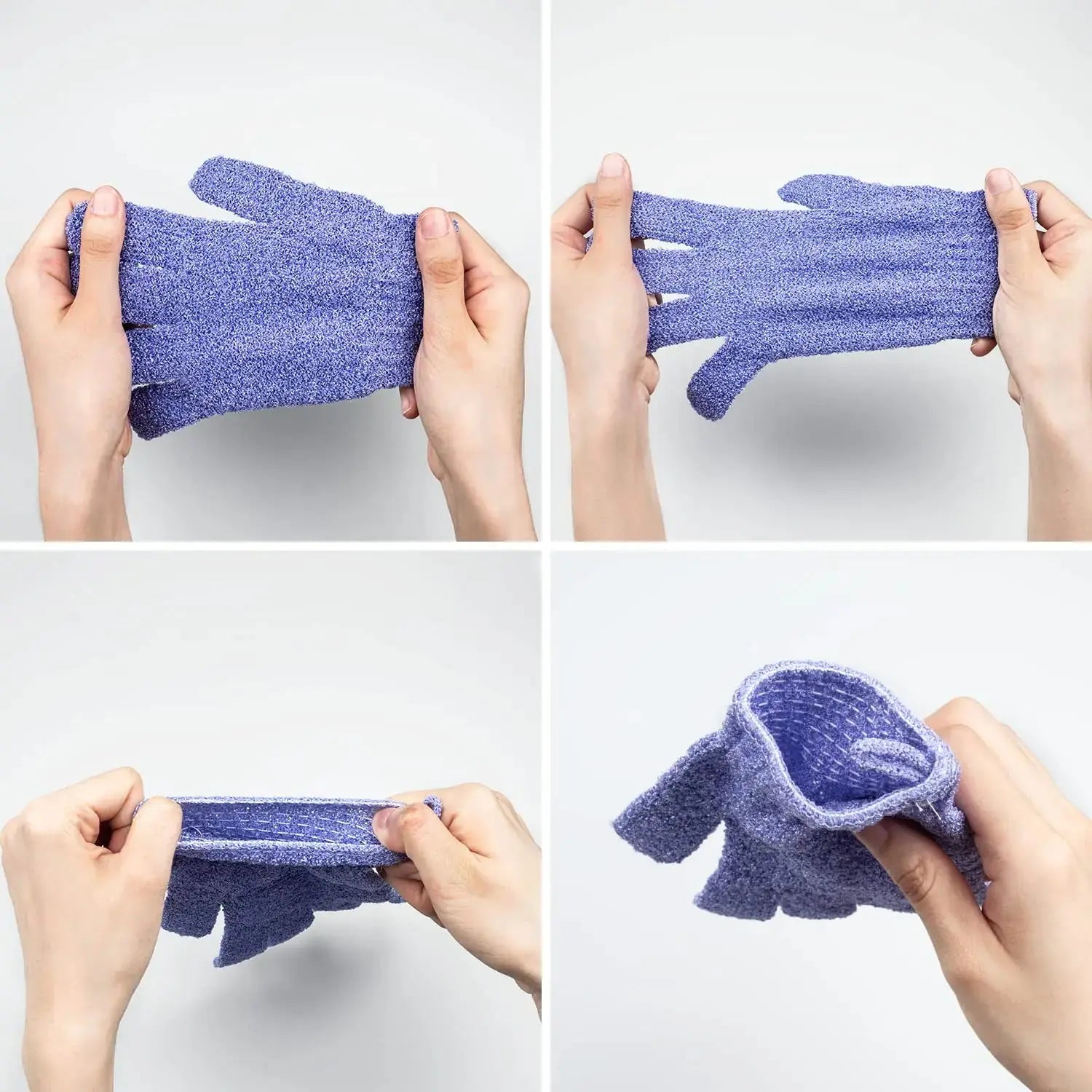 30 Pcs Exfoliating Shower Gloves – 15 Vibrant Colors, Deep Cleanse & Rejuvenate Skin