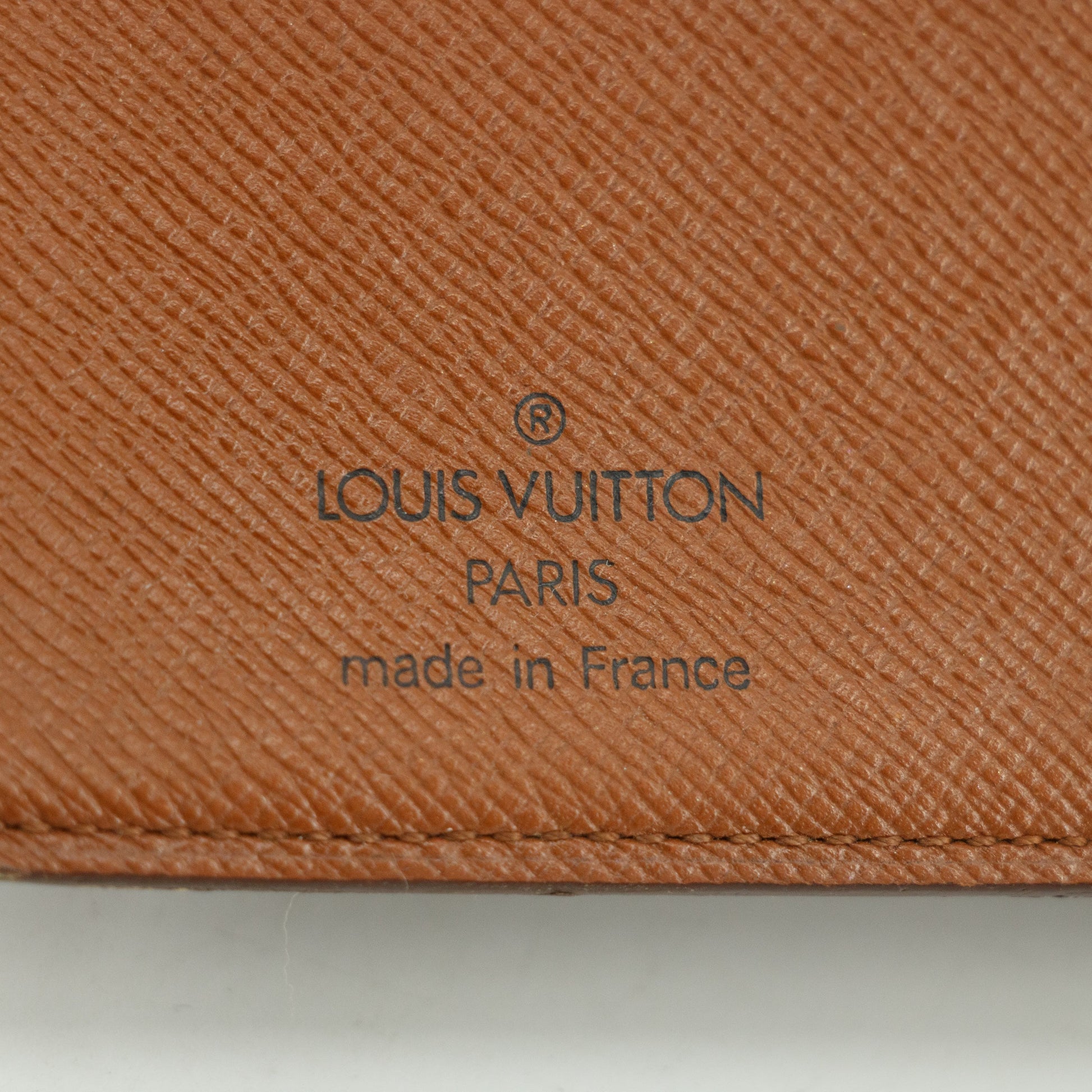Louis Vuitton Monogram Canvas Kisslock Wallet Brown #3092