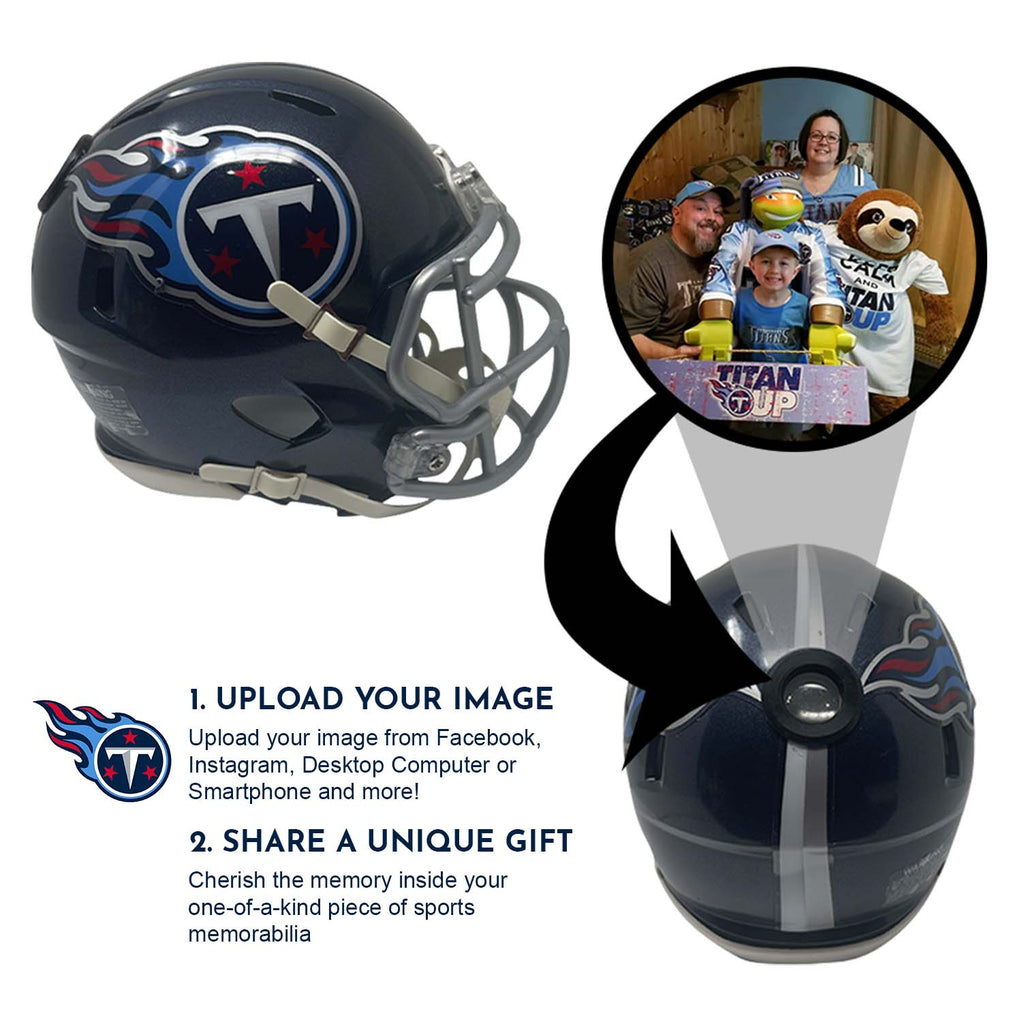 Tennessee Titans NFL Mini Helmet - Picture Inside
