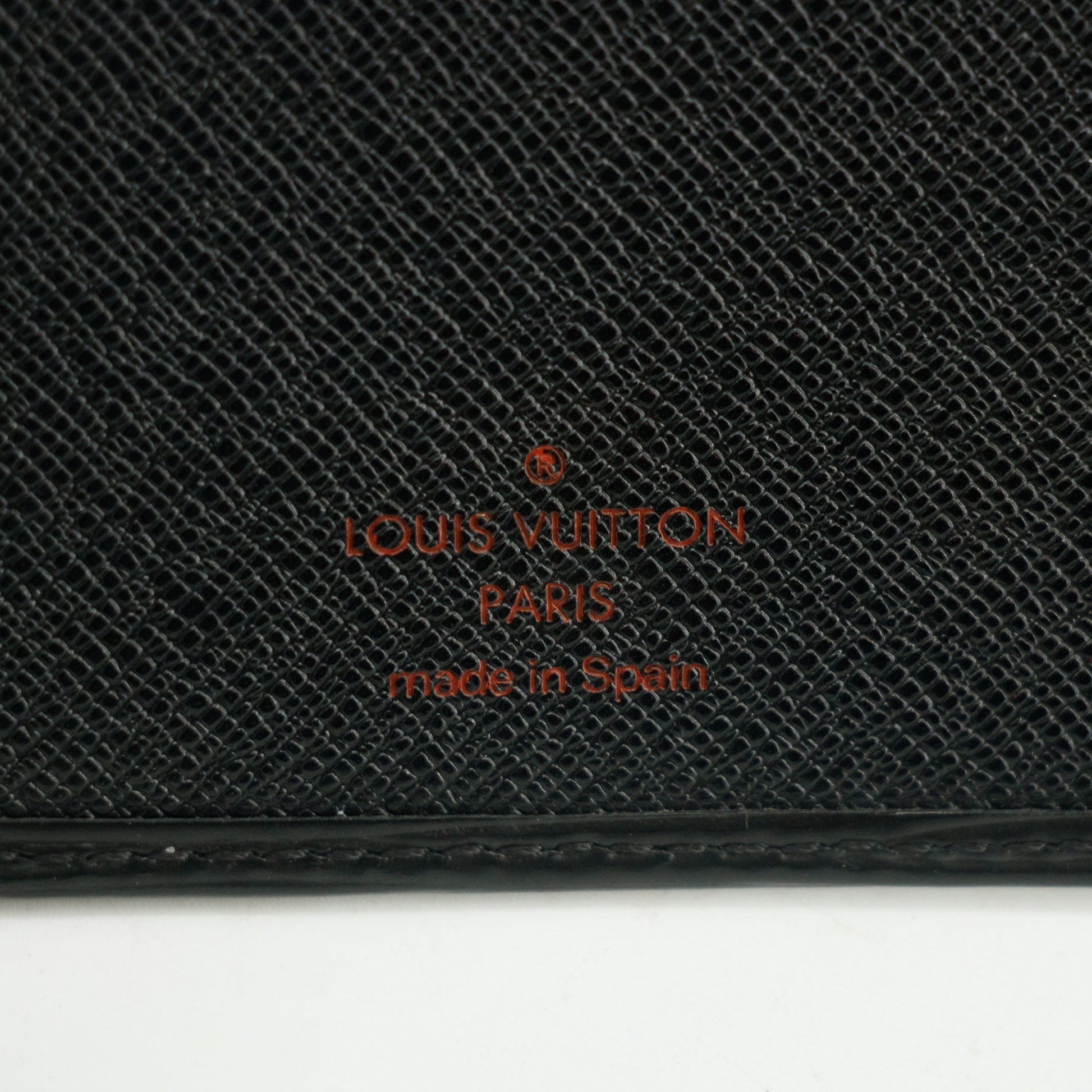 Louis Vuitton Black Epi Long Bifold Wallet  #3104