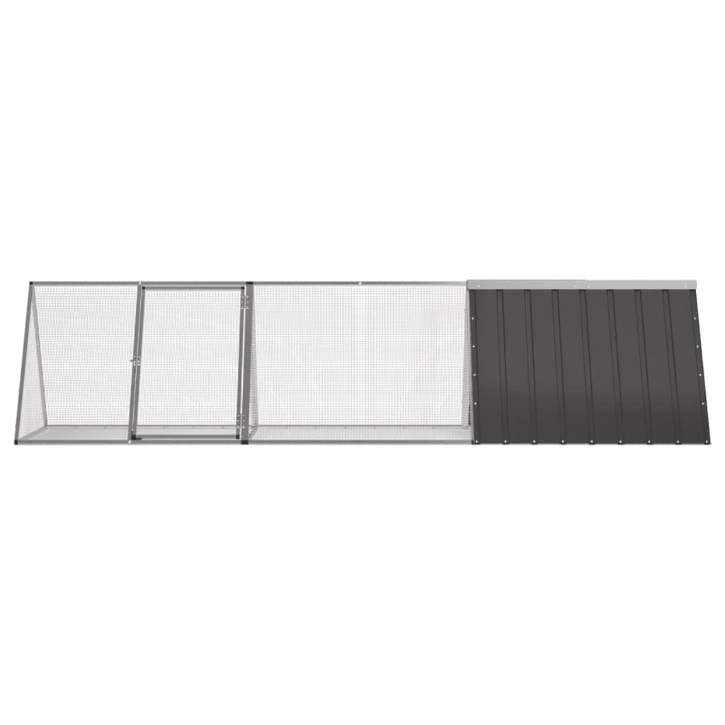 Rabbit Cage Anthracite Galvanized Steel Large Durable
