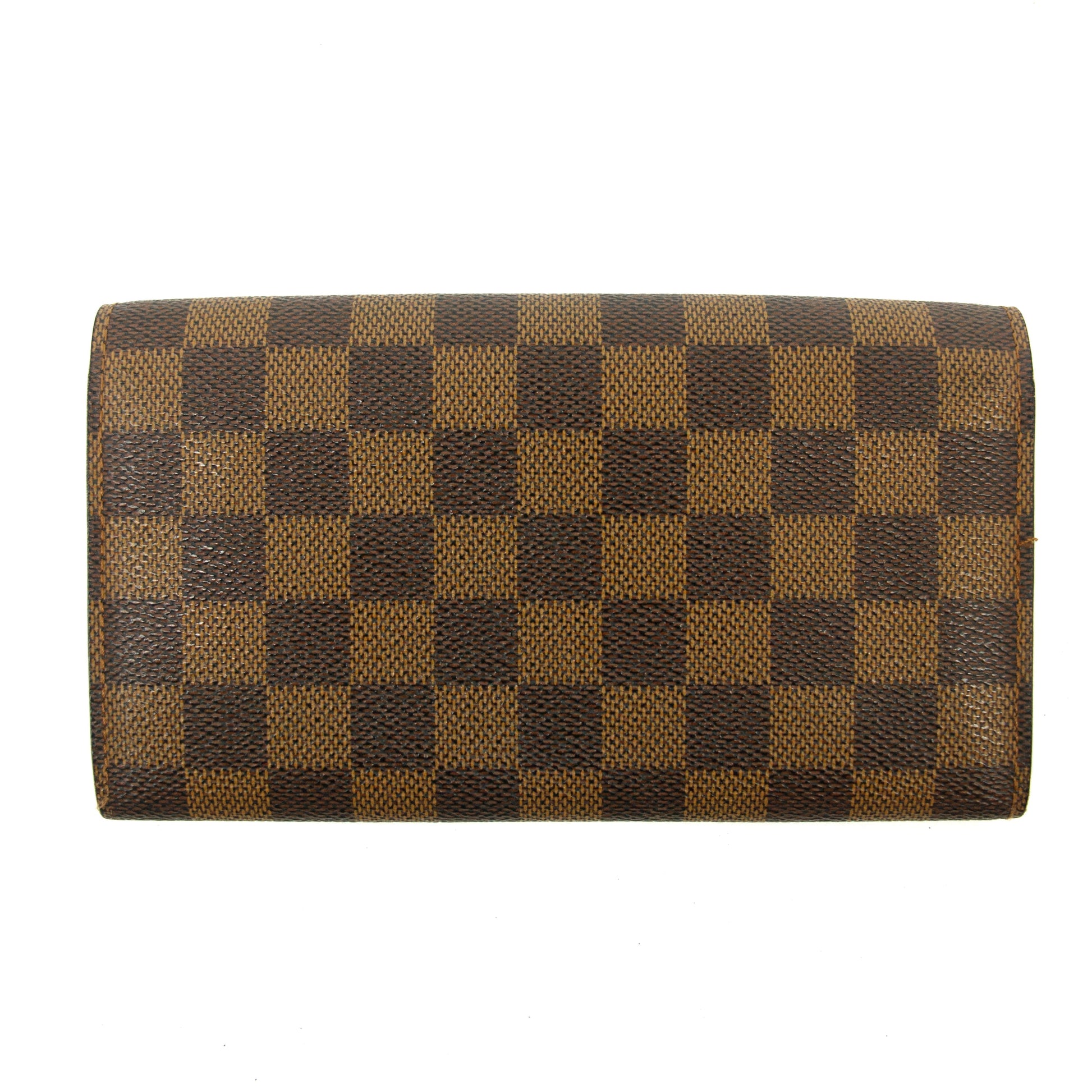 Louis Vuitton Damier Ebene Sarah Portefeuille Wallet #3106