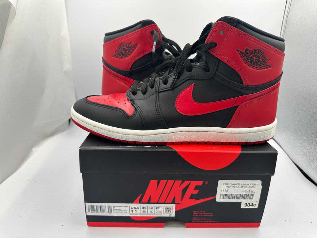PRE OWNED Jordan 1 Retro High '85 OG Bred (2025)