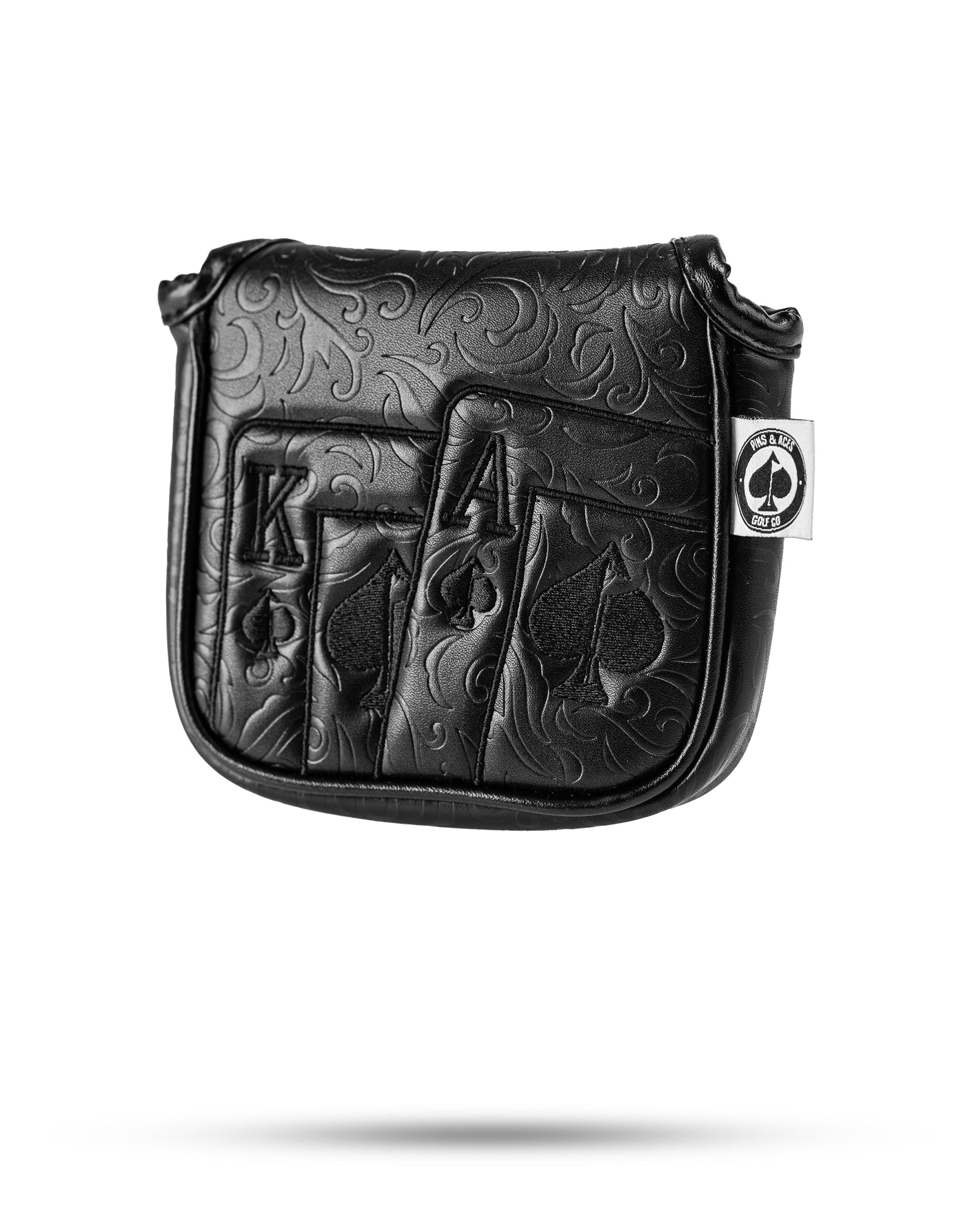 Blackout Ace of Spades - Mallet Putter Cover