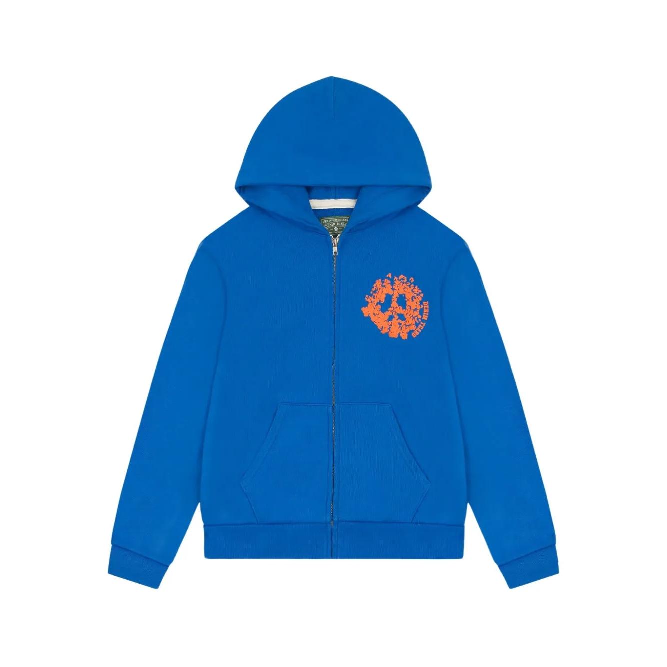 Denim Tears Denim University Zip Hoodie Royal Blue