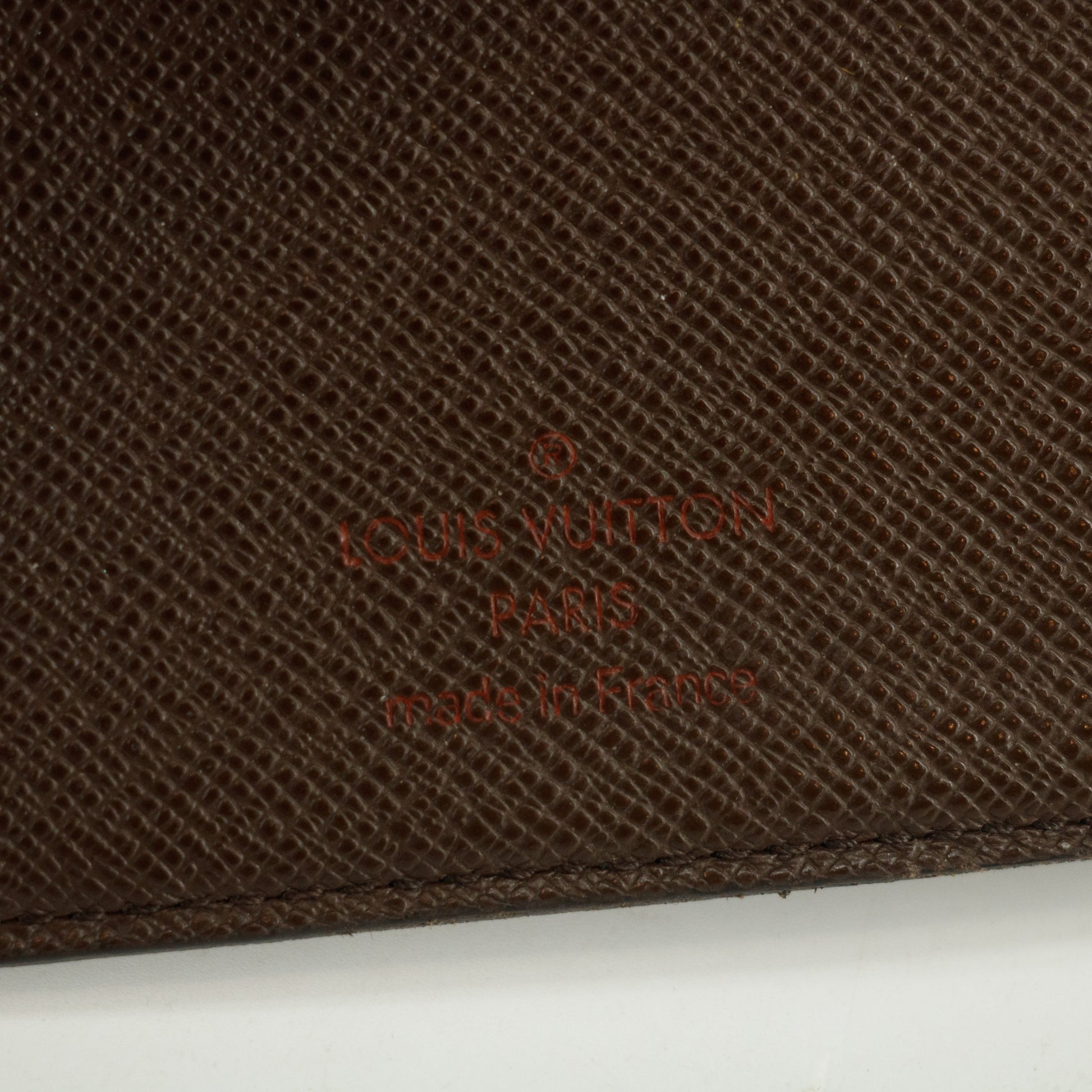 Louis Vuitton Damier Ebene ID Bifold Wallet Brown #3207