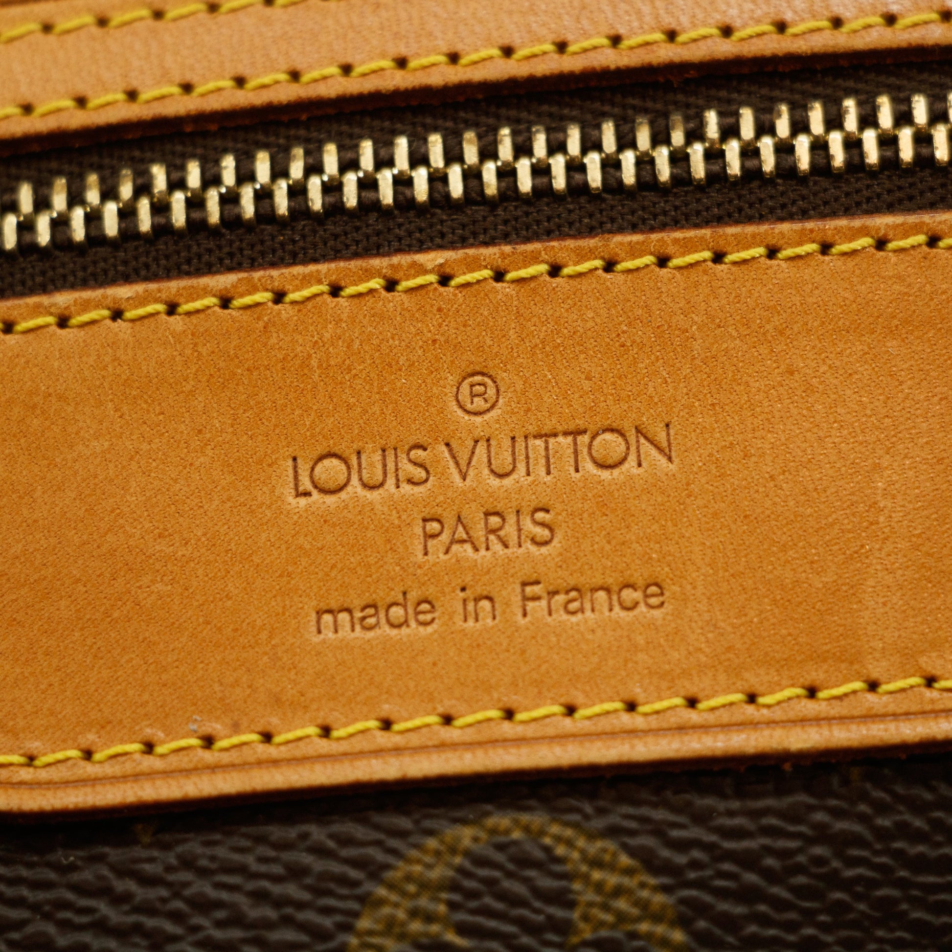 Louis Vuitton Monogram Canvas Sac Shopping Tote Bag Brown #3208