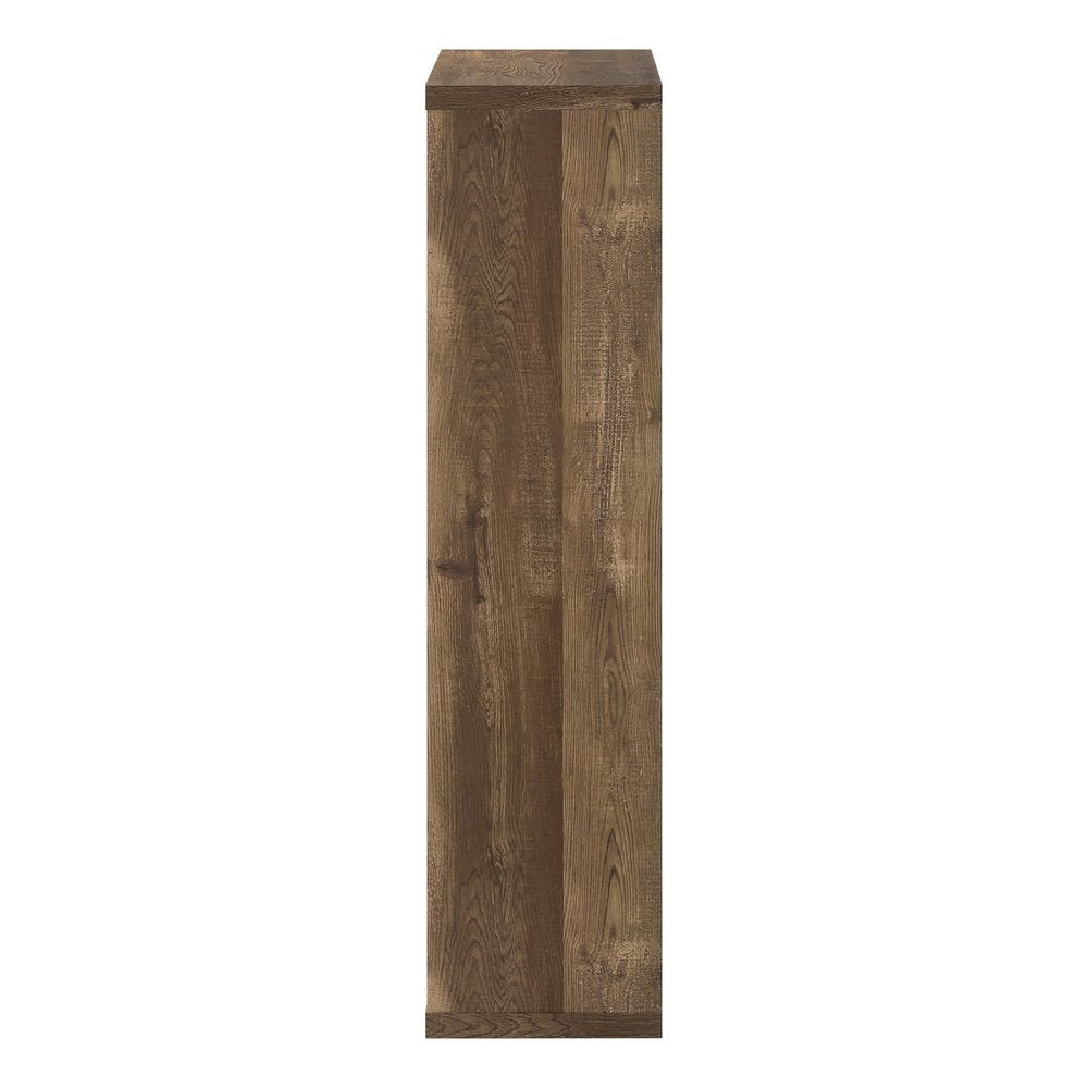White Wood Adjustable Four Tier Bookcase