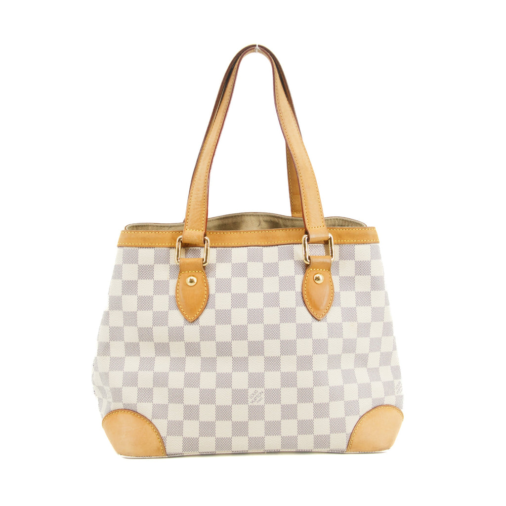 Louis Vuitton Damier Azur Hampstead Shoulder Bag White #3373