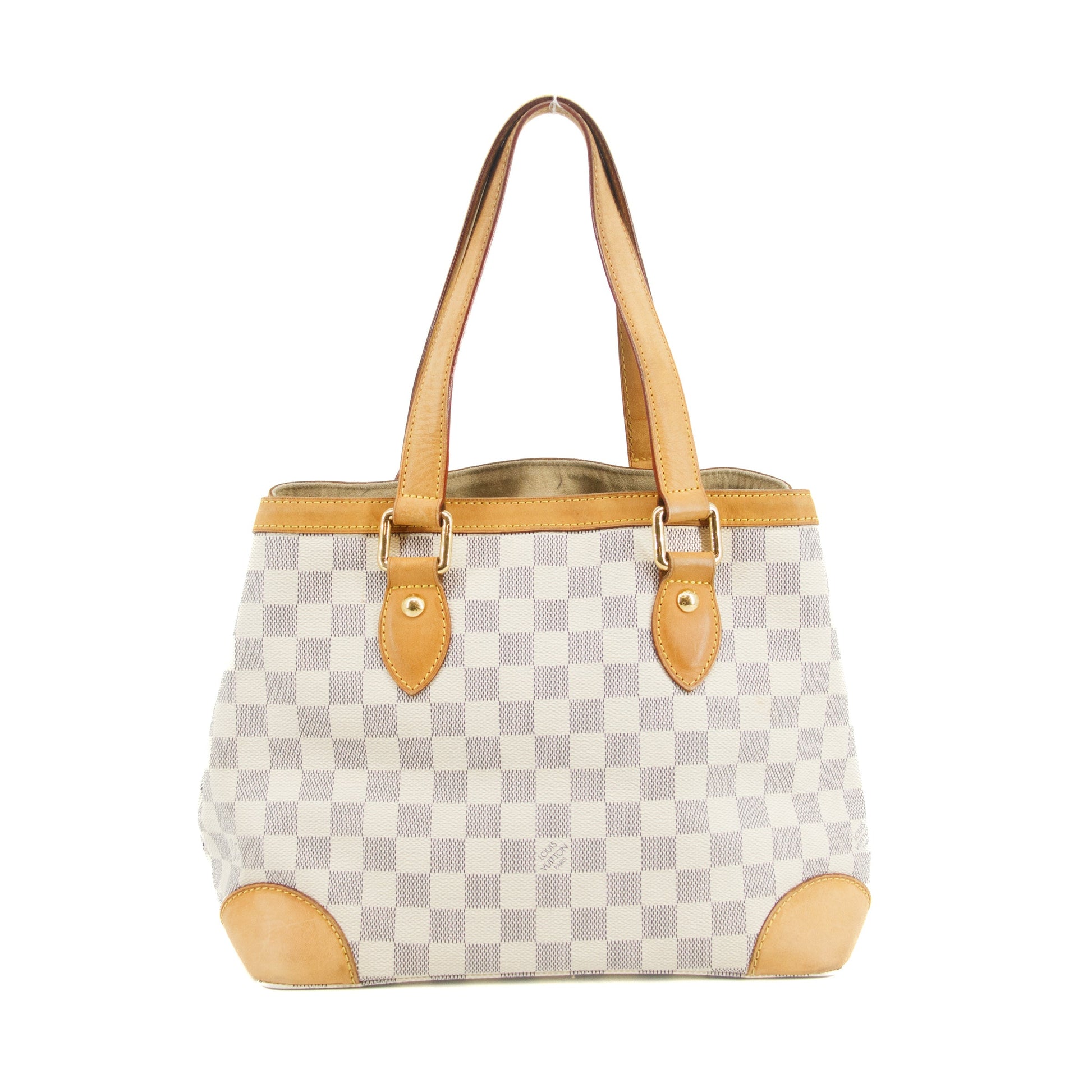 Louis Vuitton Damier Azur Hampstead Shoulder Bag White #3373