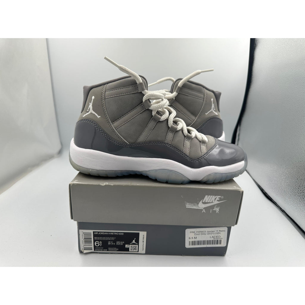 PRE OWNED Jordan 11 Retro Cool Grey (2021) (GS)