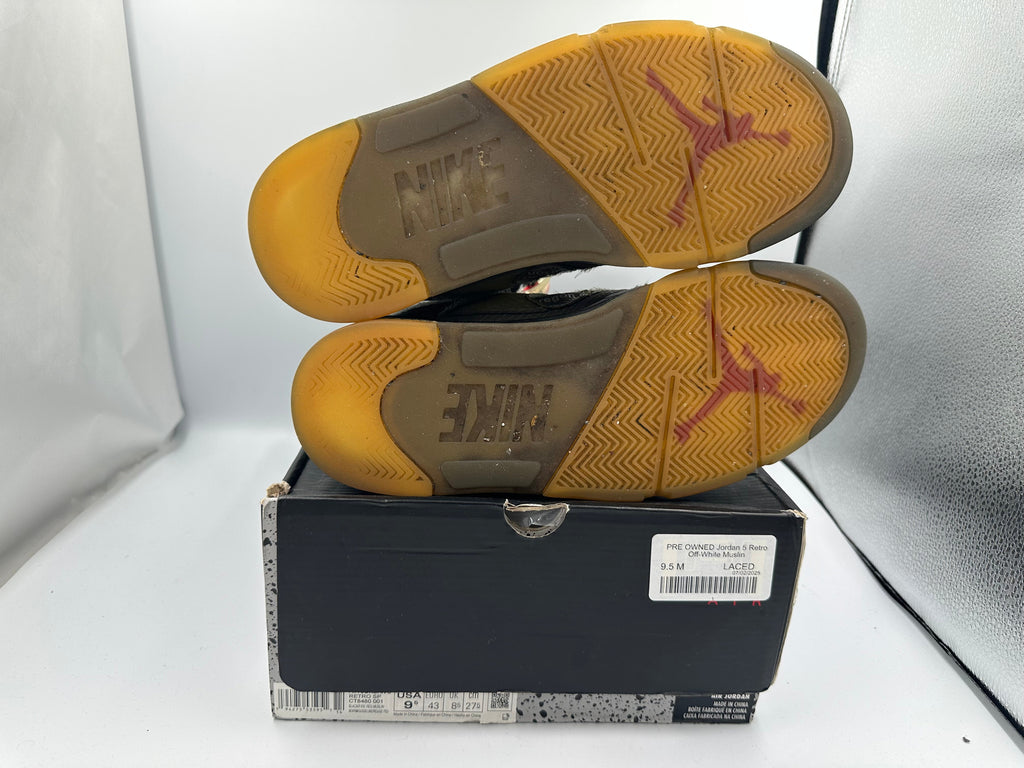 PRE OWNED Jordan 5 Retro Off-White Muslin
