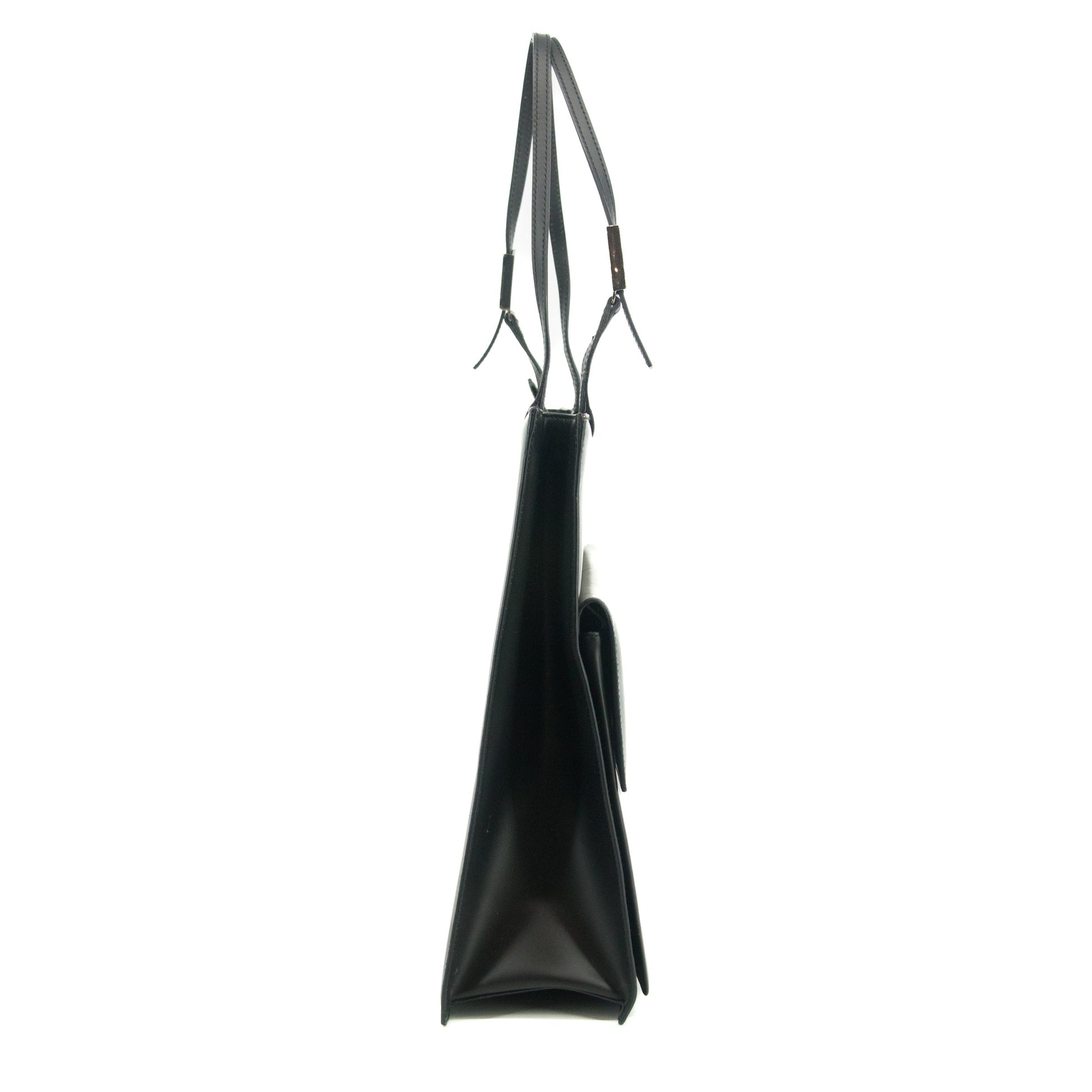Gucci Black Smooth Leather Business Shoulder Bag #3432
