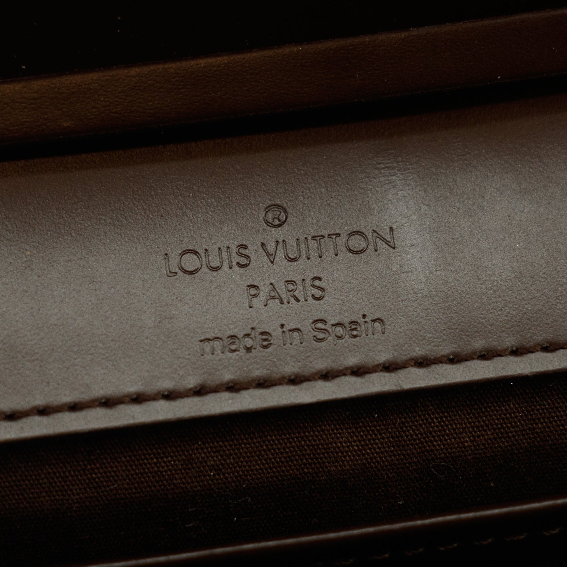 Louis Vuitton Brown Epi Leather Moka Honfleaur Shoulder Bag #3469