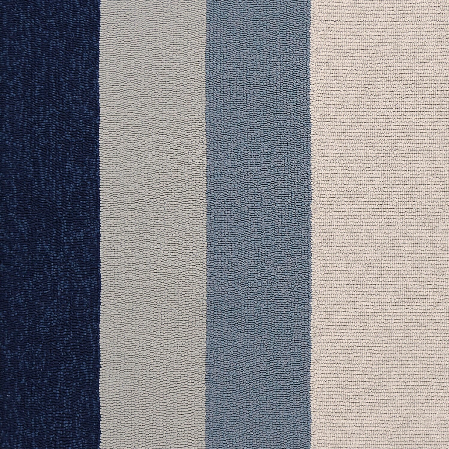5'x7' Slate Navy Blue Hand Hooked UV Treated Bordered Indoor Outdoor Area Rug