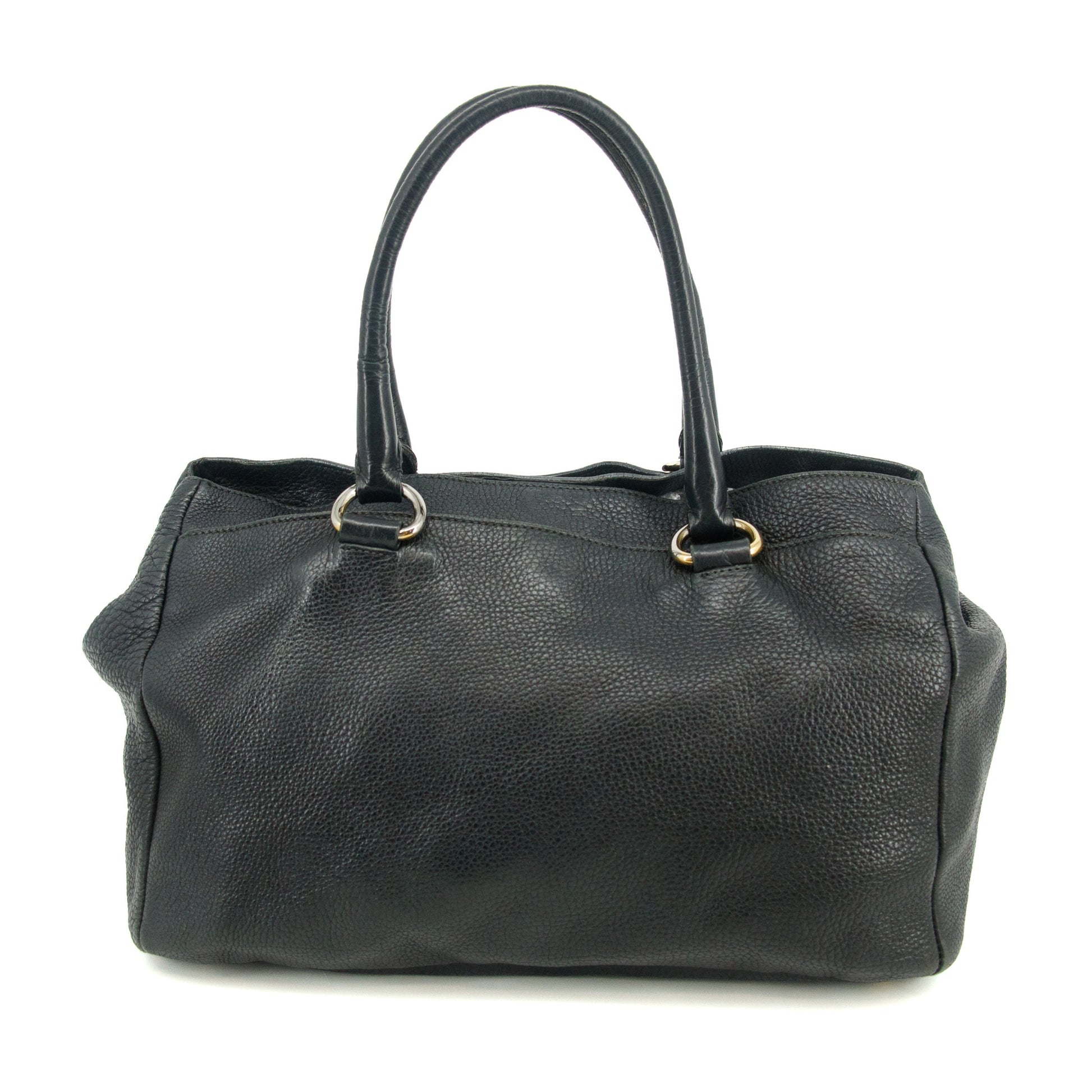 Prada Vitello Daino 2Way Black Shoulder Bag #3572
