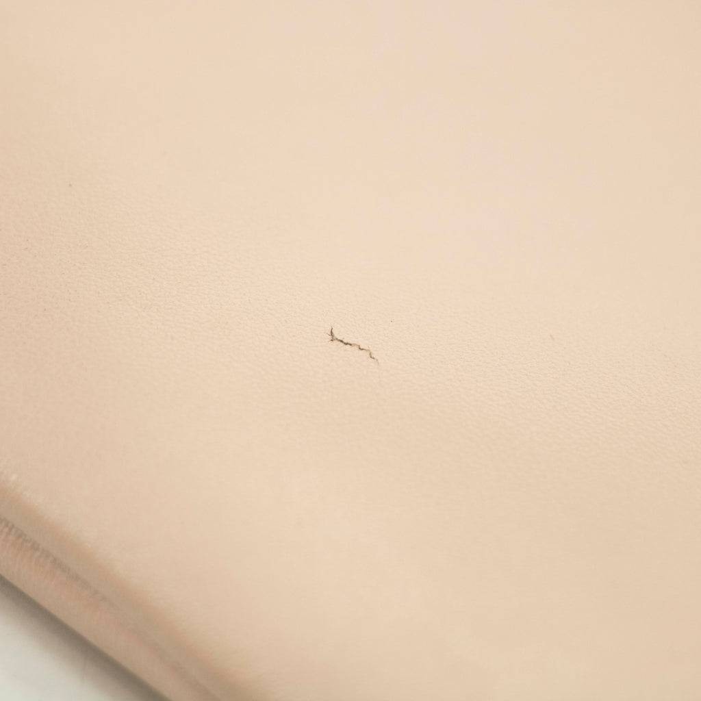 Fendi Flat Slim Large Roma Pink Leather Clutch Bag #3580