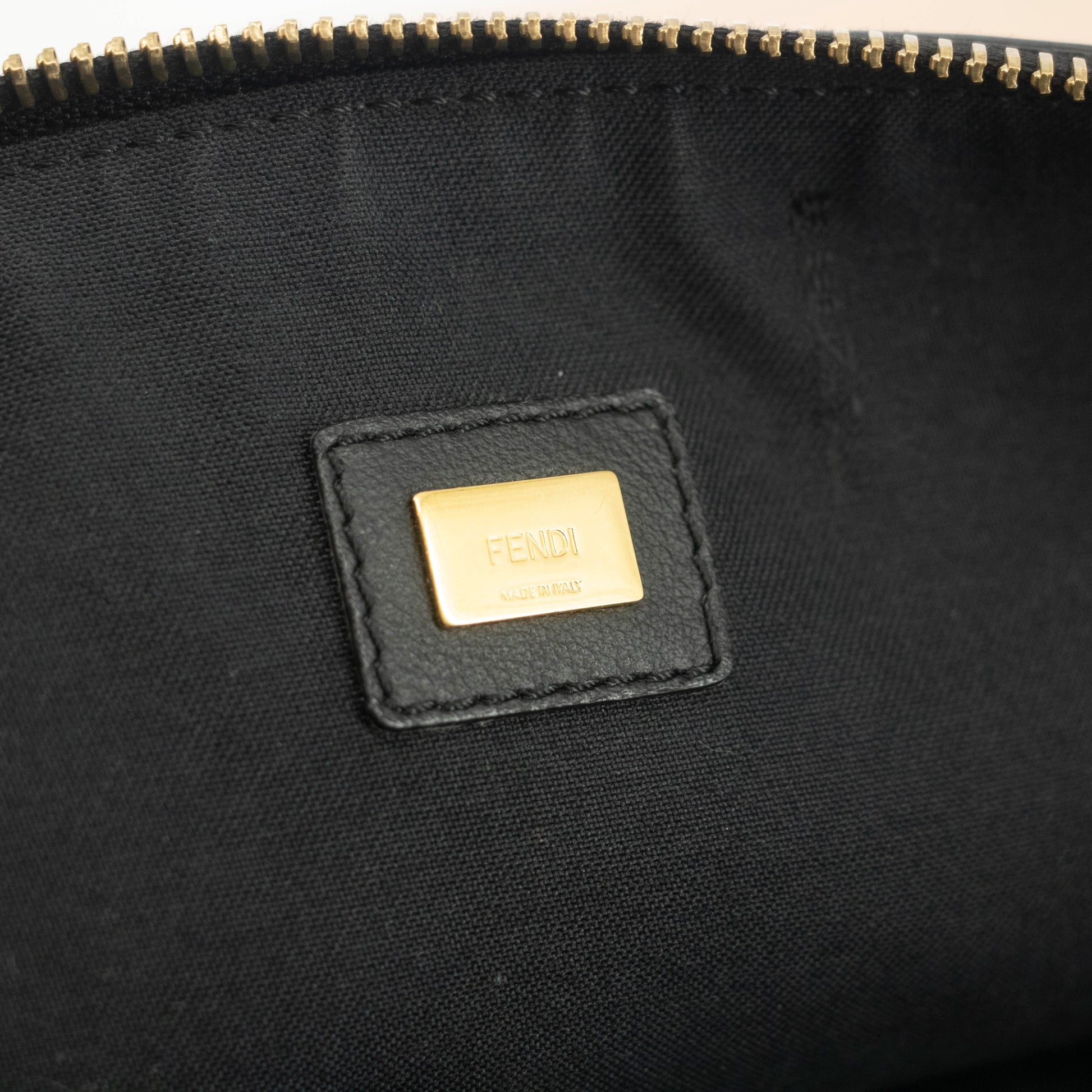 Fendi Flat Slim Large Roma Pink Leather Clutch Bag #3580