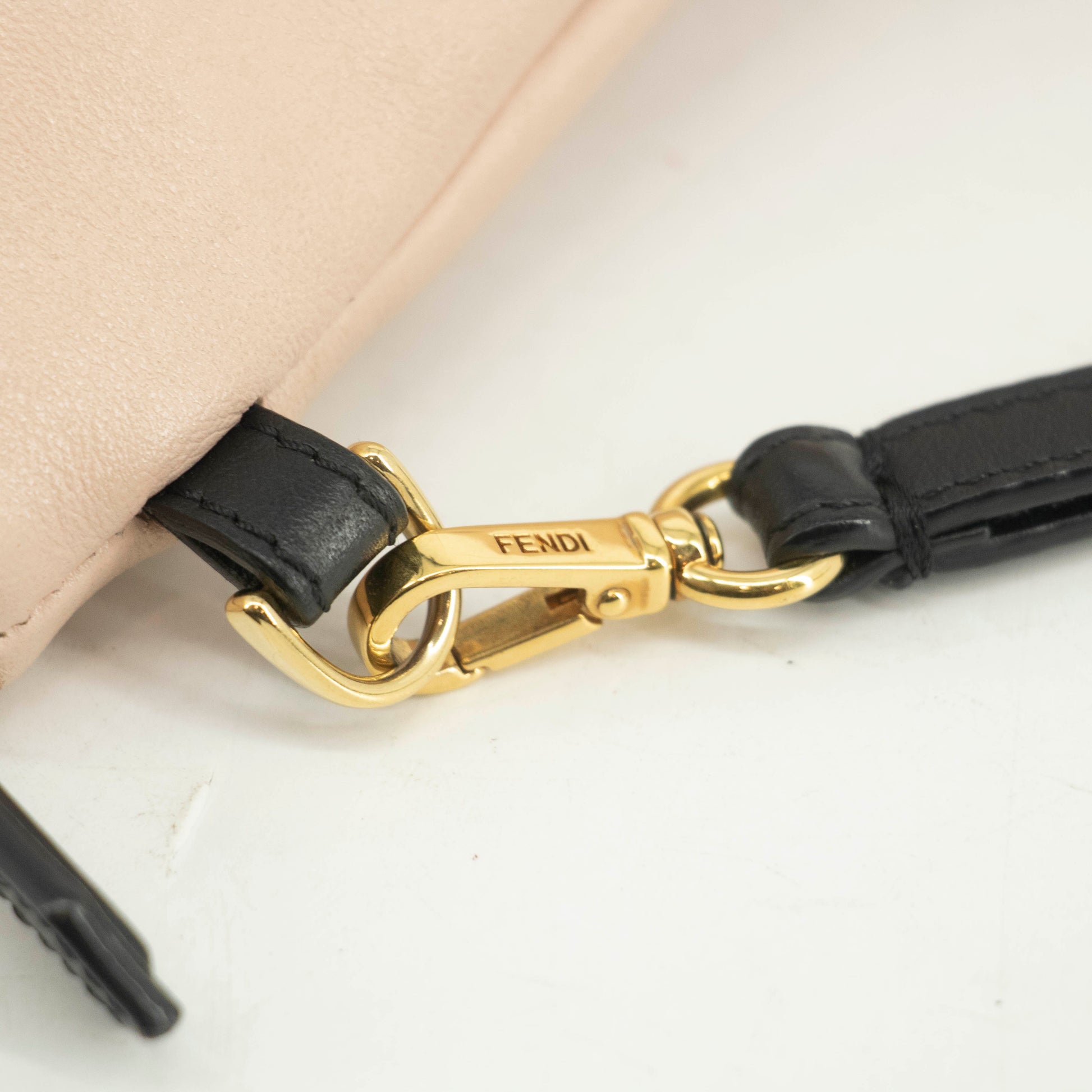 Fendi Flat Slim Large Roma Pink Leather Clutch Bag #3580