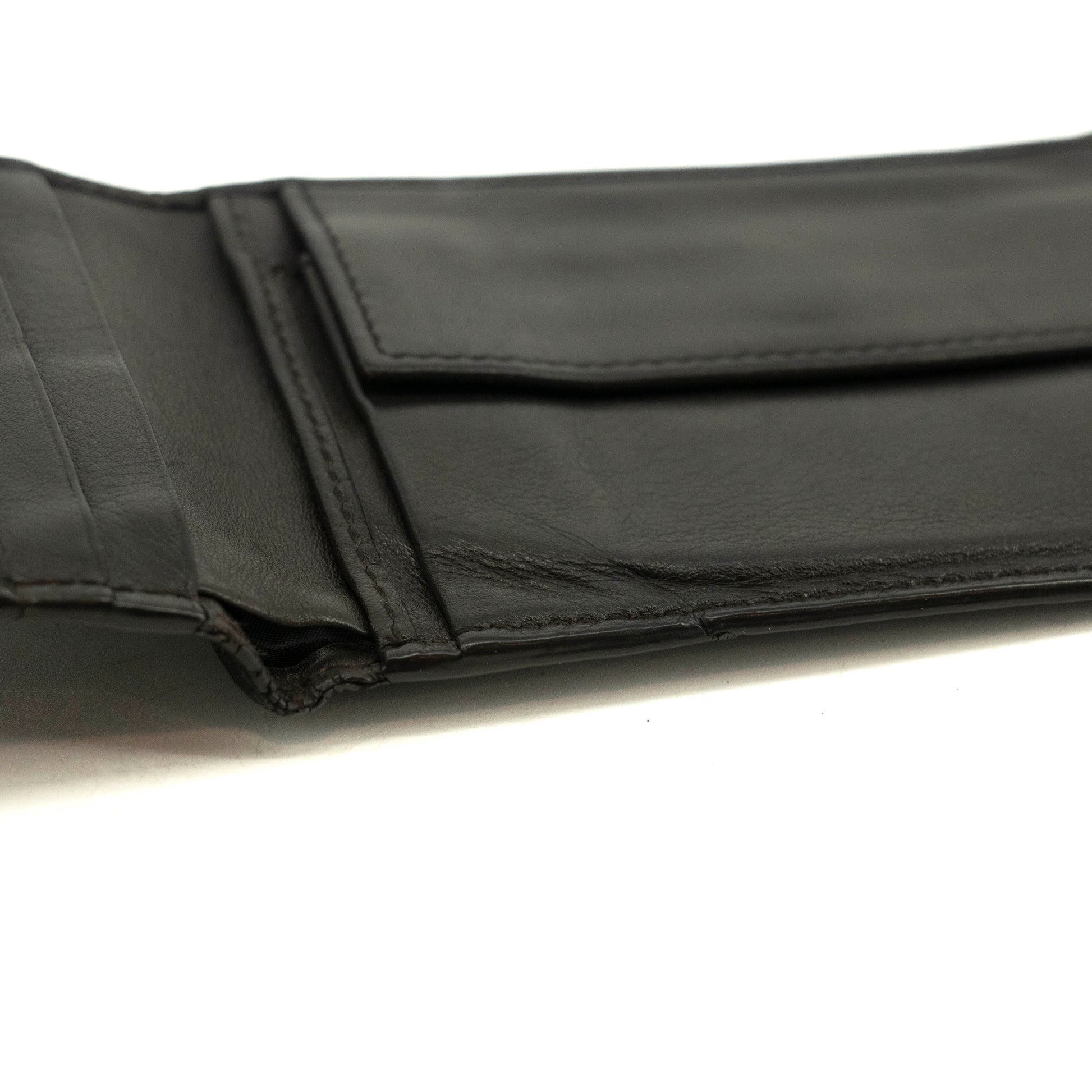Gucci Sima GG Black Leather Mens Bifold Wallet #3582