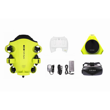 FIFISH V6 Underwater Robot with 4K UHD Camera AR VISION LOCK 4 Hours Working Time Head Tracking Immersive VR Control Underwater Drone