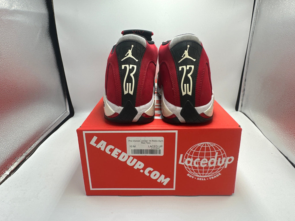 Pre Owned Jordan 14 Retro Gym Red Toro