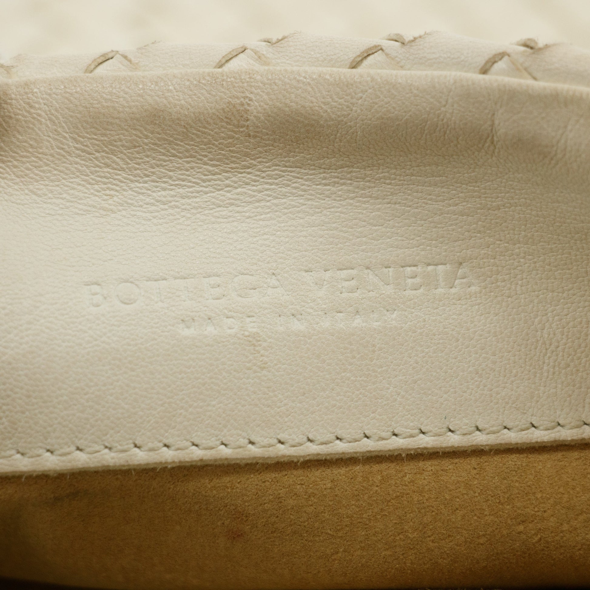 Bottega Veneta Intrecciato Quilted Nappa Flap Shoulder Bag White #3649