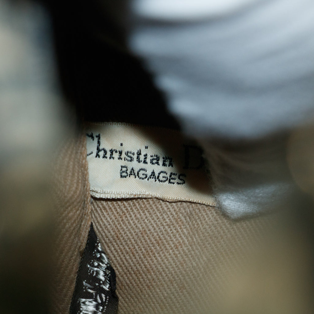Christian Dior Blue Trotter Canvas Mini Boston Bag #3656