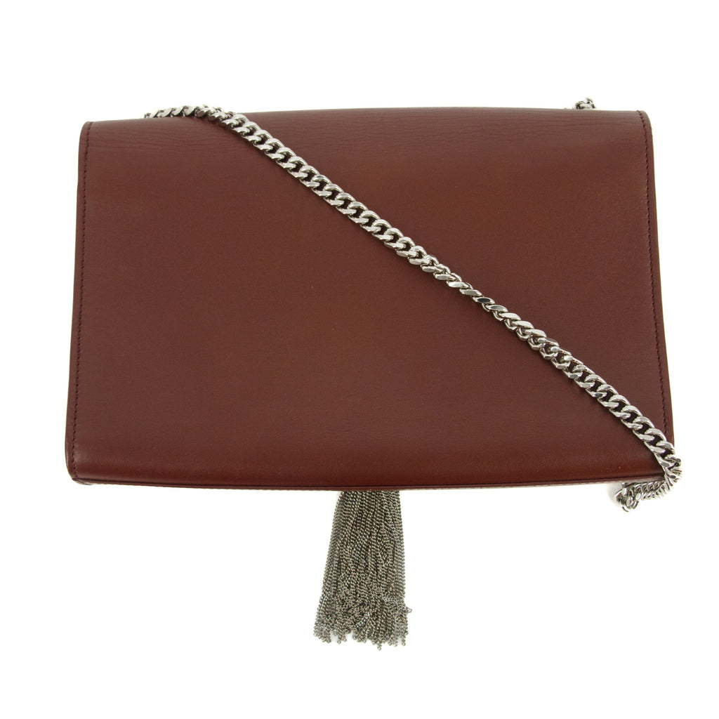 Saint Laurent YSL Kate Red Chain Shoulder Bag #3658