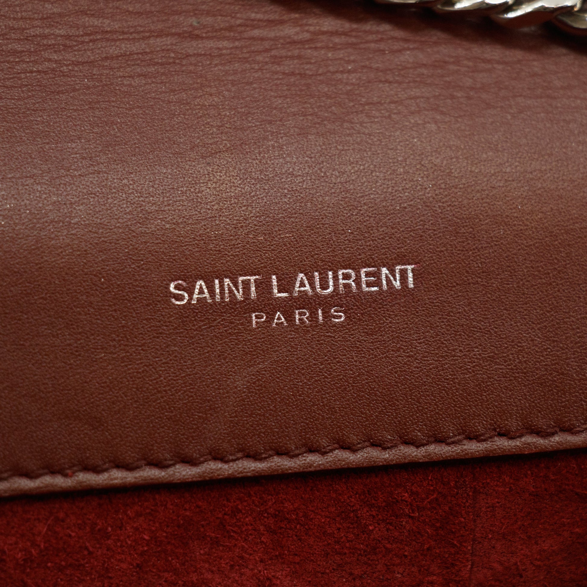 Saint Laurent YSL Kate Red Chain Shoulder Bag #3658