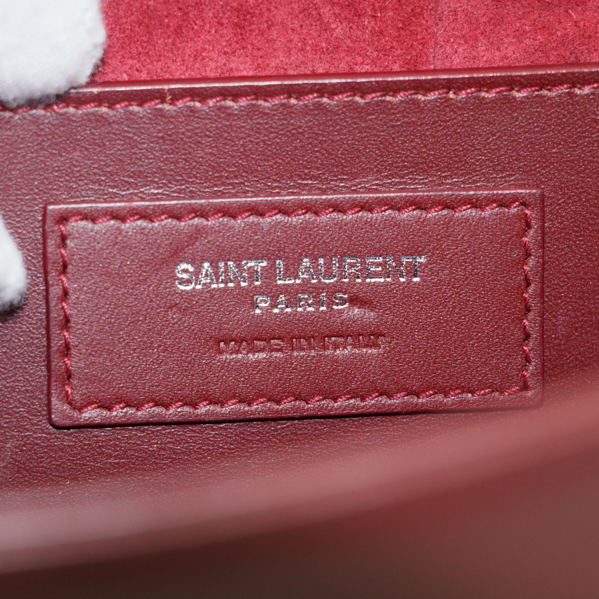 Saint Laurent YSL Kate Red Chain Shoulder Bag #3658