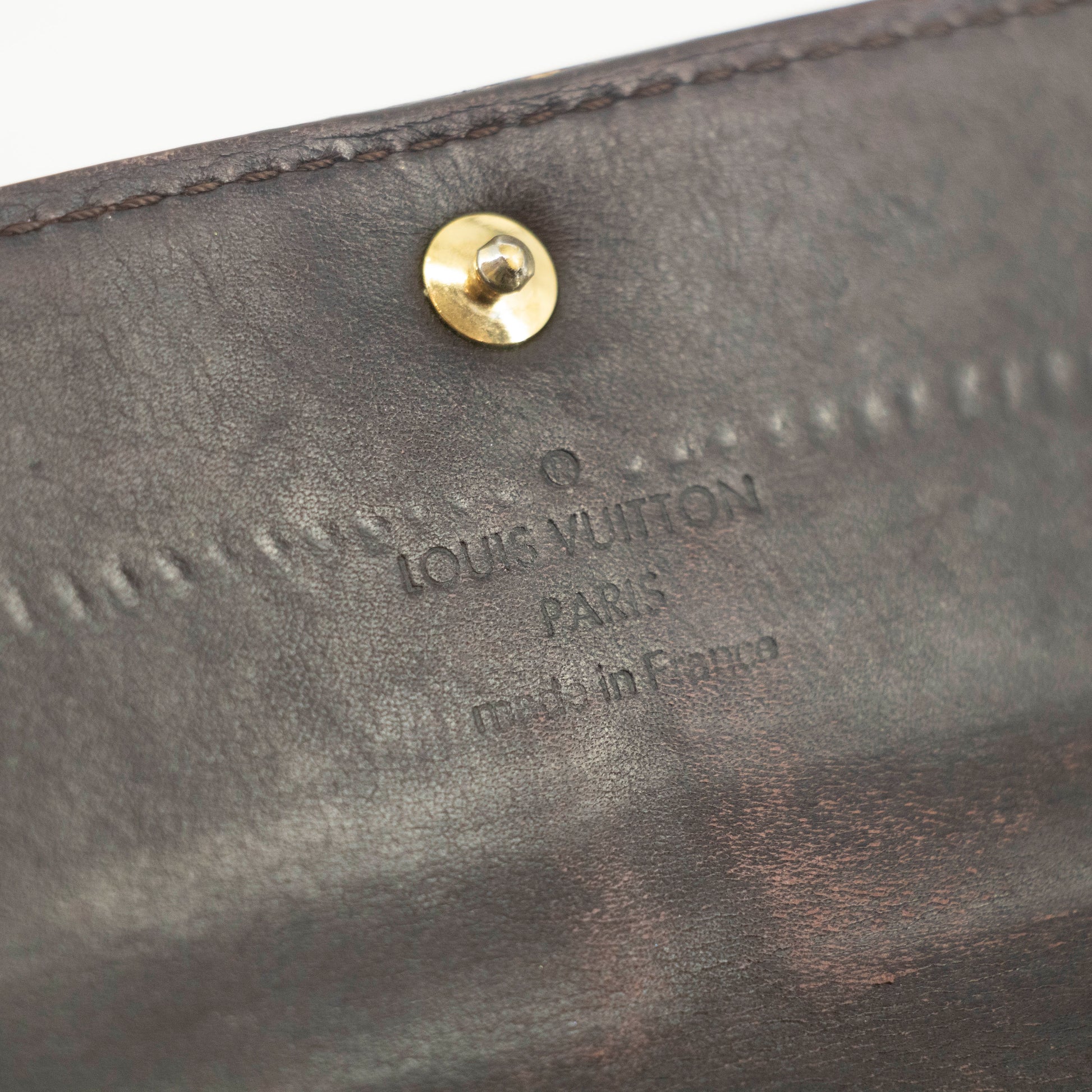 Louis Vuitton Vernis Patent Leather Purple Sarah Long Wallet #3693