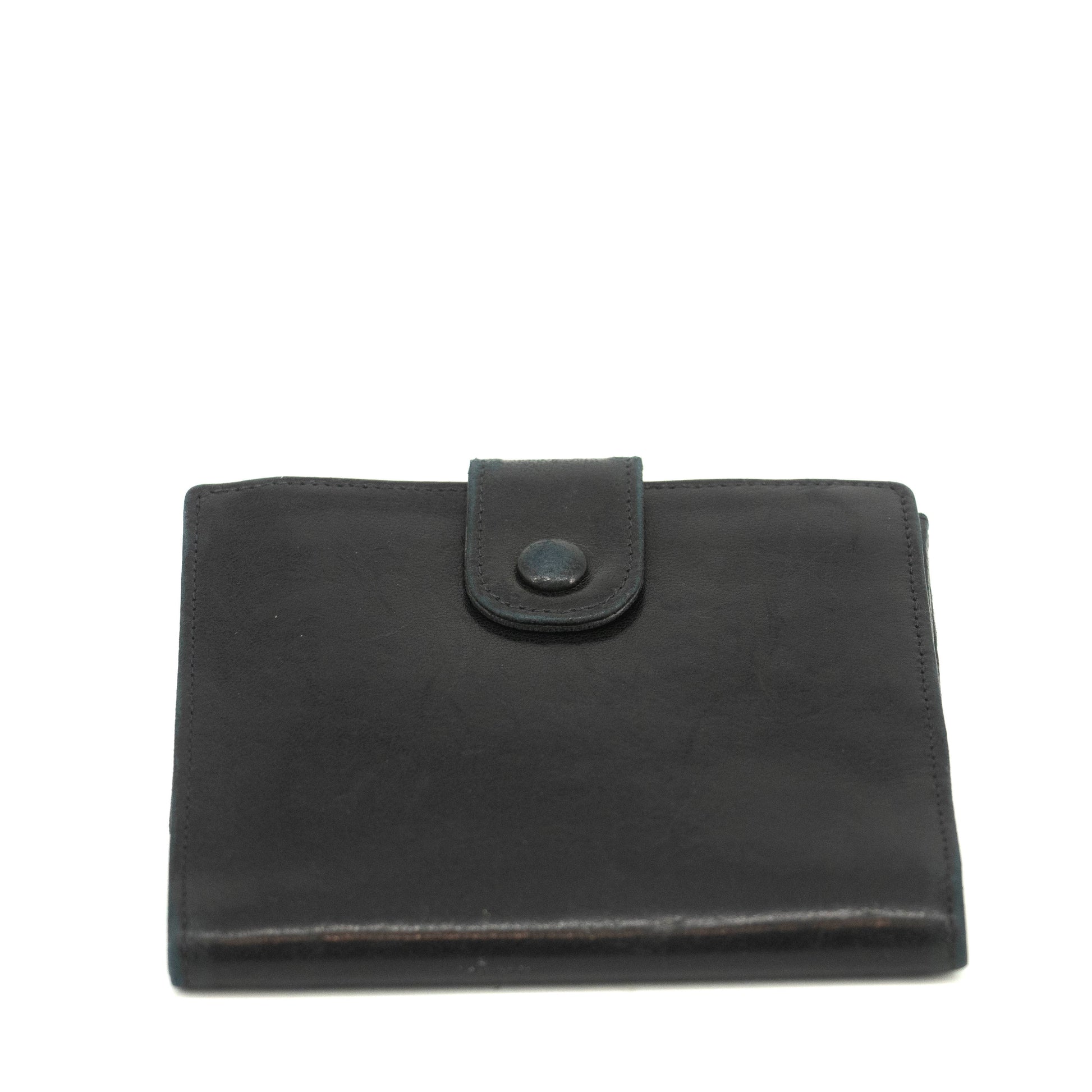 Chanel Black Lambskin Coco Mark Compact Wallet #3701