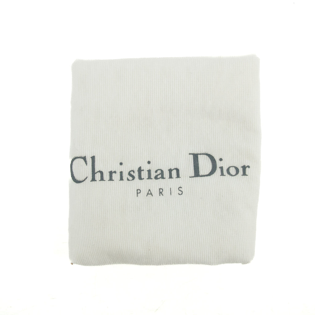 Christian Dior Classic Oblique Trotter Blue Canvas Saddle Bag #3707