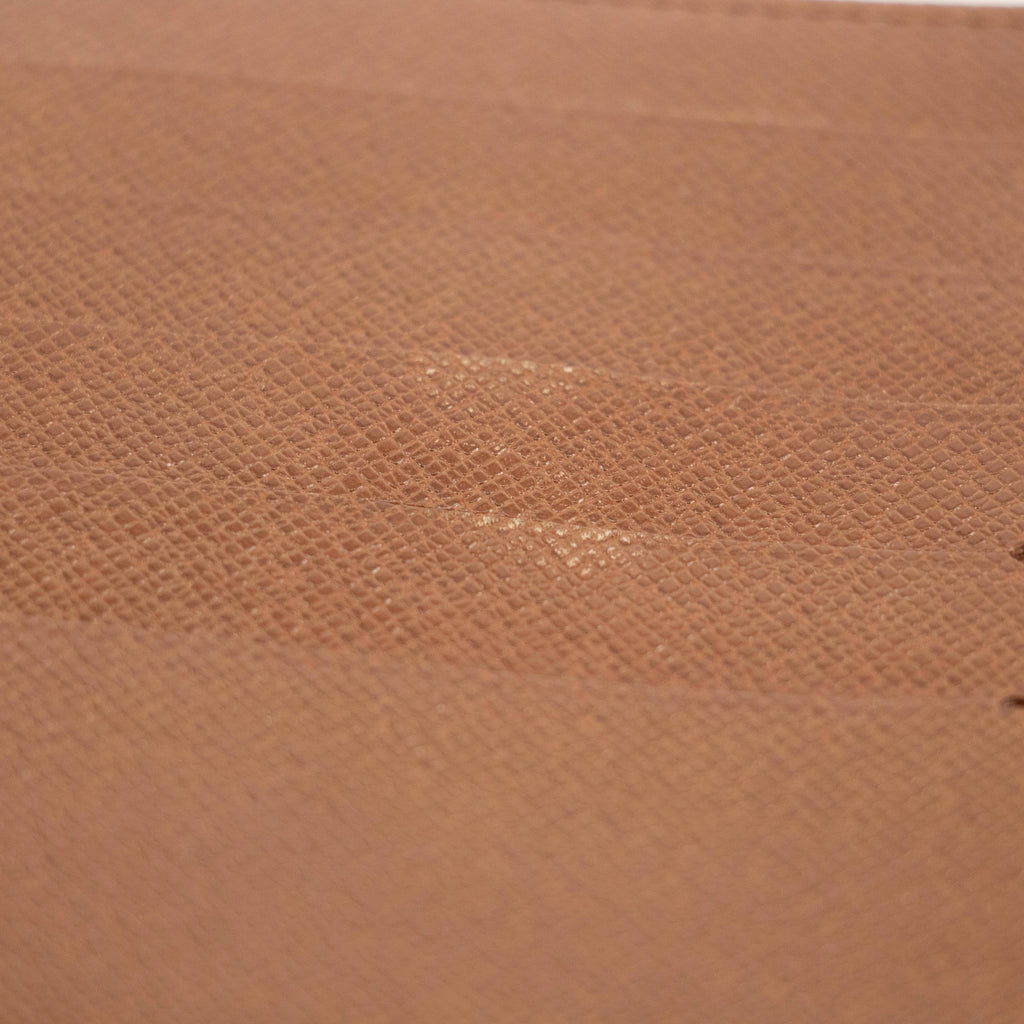 Louis Vuitton Monogram Canvas Brown Trifold Wallet #3709