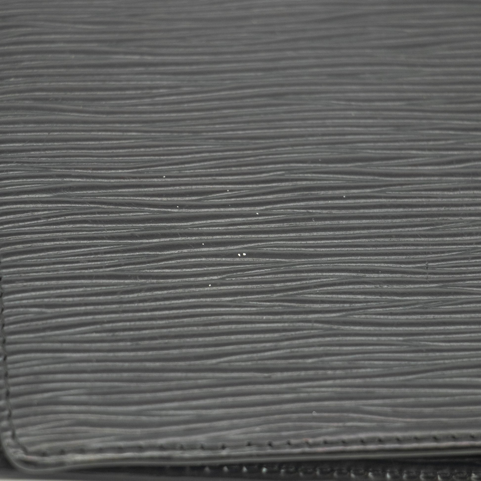 Louis Vuitton Black Epi Leather Bifold Wallet #3712