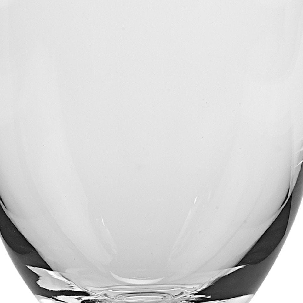 12" Clear Cylinder Lead Free Crystal Table Vase