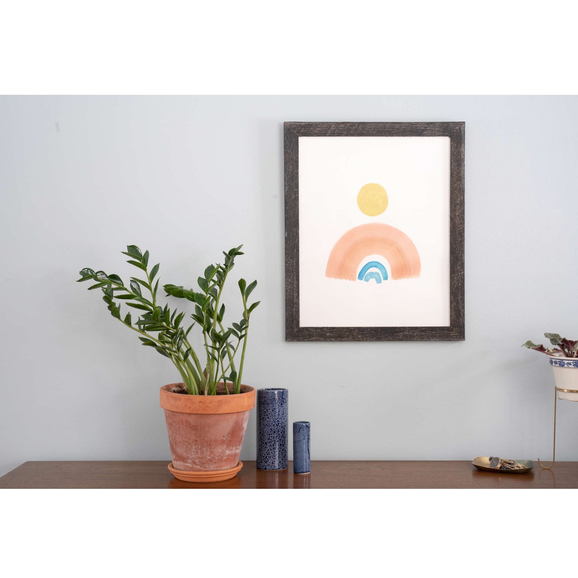 24" x 36" Black Solid Wood Hanging Picture Frame