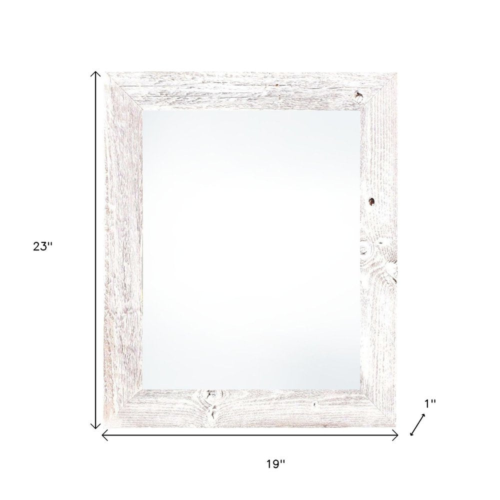 16" x 20" White Solid Wood Hanging Picture Frame
