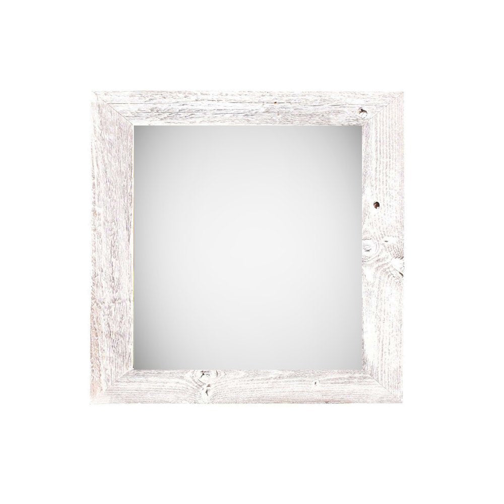 12" x 12" White Solid Wood Tabletop Picture Frame