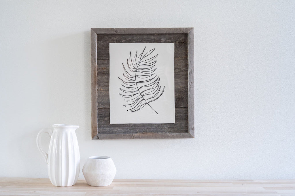 8" x 10" Gray Solid Wood Tabletop Picture Frame