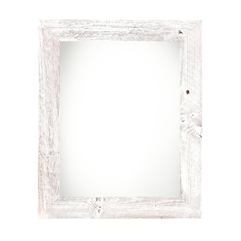 8.5" x 11" White Solid Wood Hanging Picture Frame