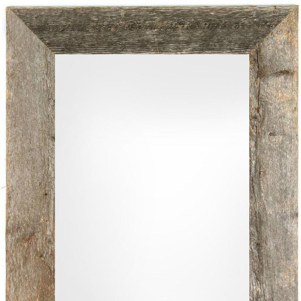 11" x 14" Gray Solid Wood Hanging Picture Frame