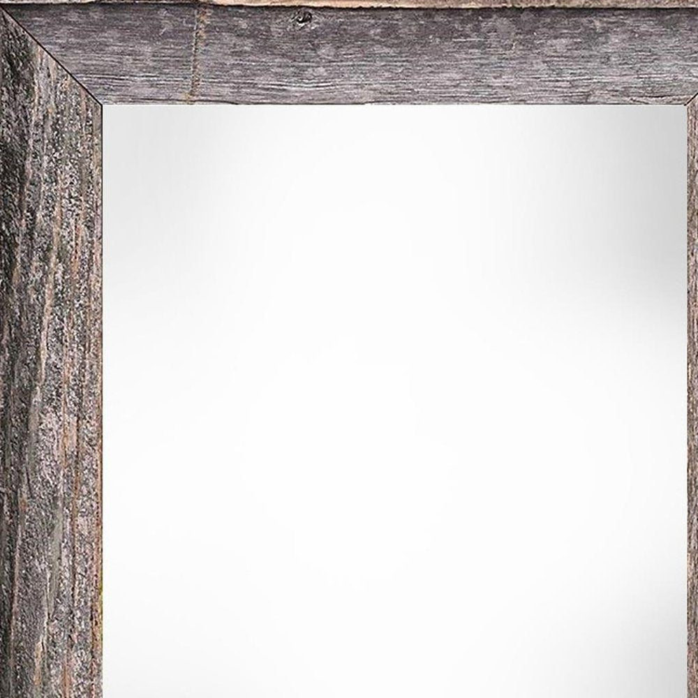 24" x 30" Gray Solid Wood Hanging Picture Frame