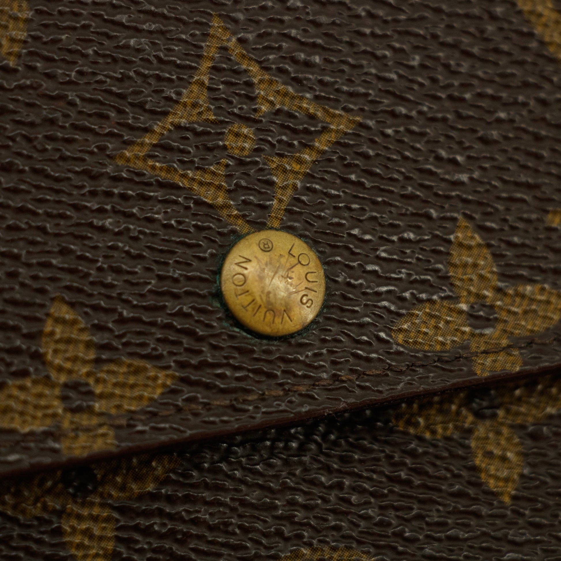 Louis Vuitton Monogram Canvas Porte Tresor Trifold Wallet #3809