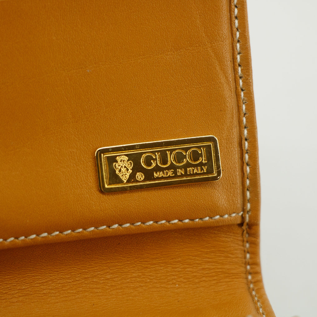 Gucci Vintage Micro GG PVC Beige Wallet #3819